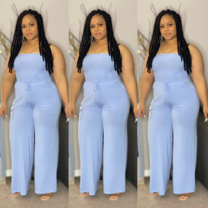 Effortless | Jumpsuit - Spring Blue