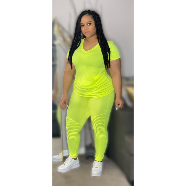 Neon Lime Moto | Set