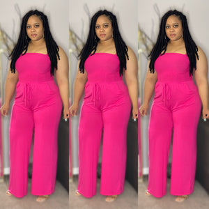 Effortless | Jumpsuit - Hot Pink