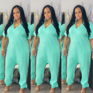 Spring Thing | Jumpsuit - Green Mint